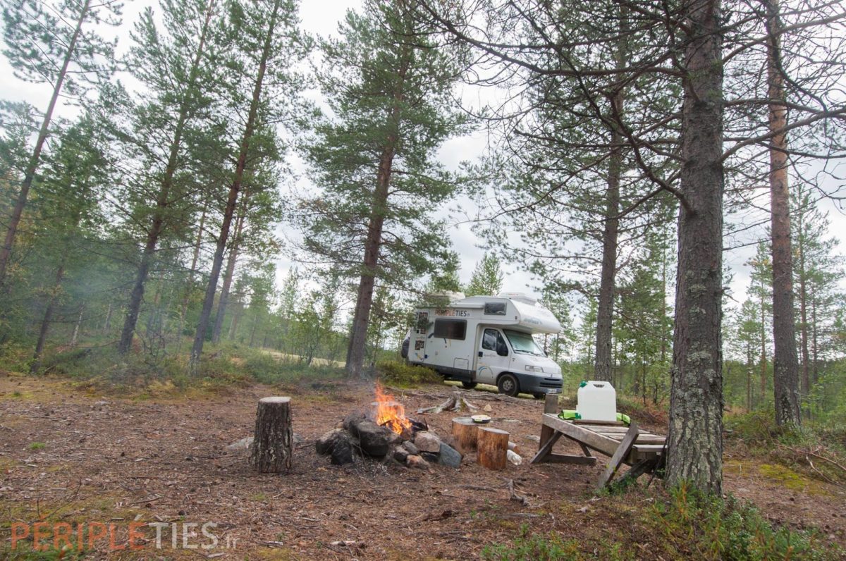 road trip camping car finlande