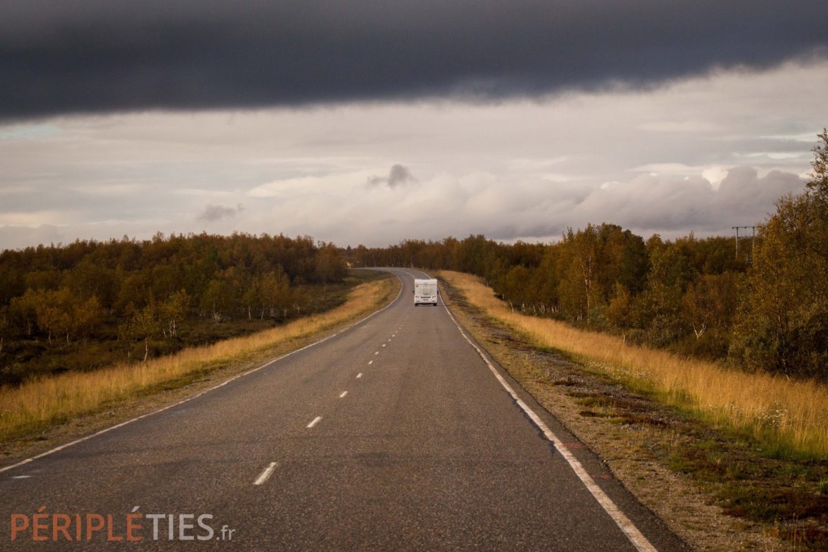 road trip camping car finlande