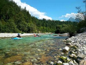 kayak slovénie