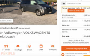 annonce van volkswagen