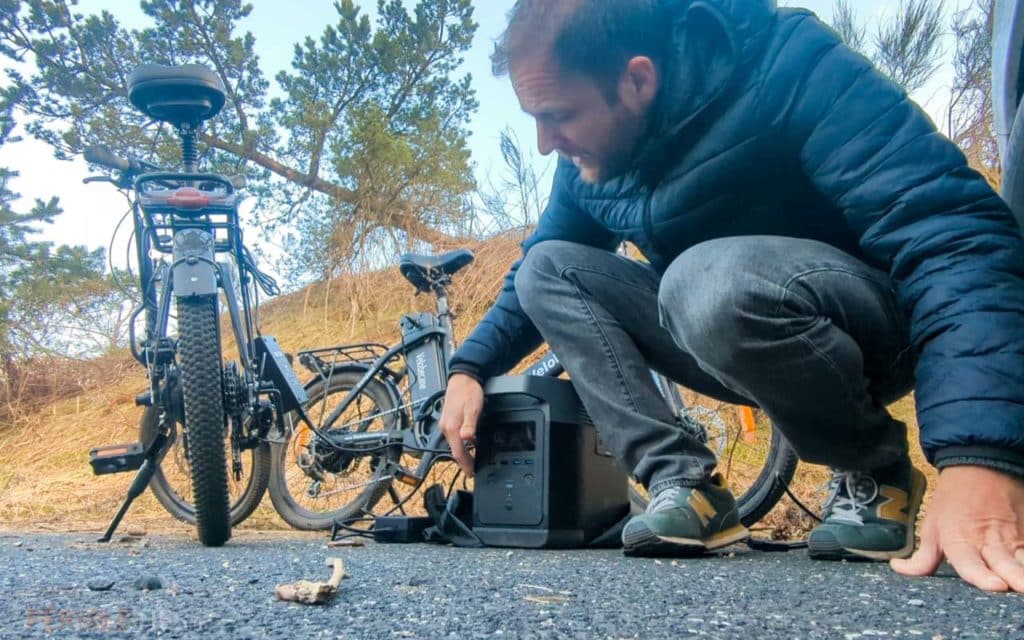 recharge vélo électrique avec batterie