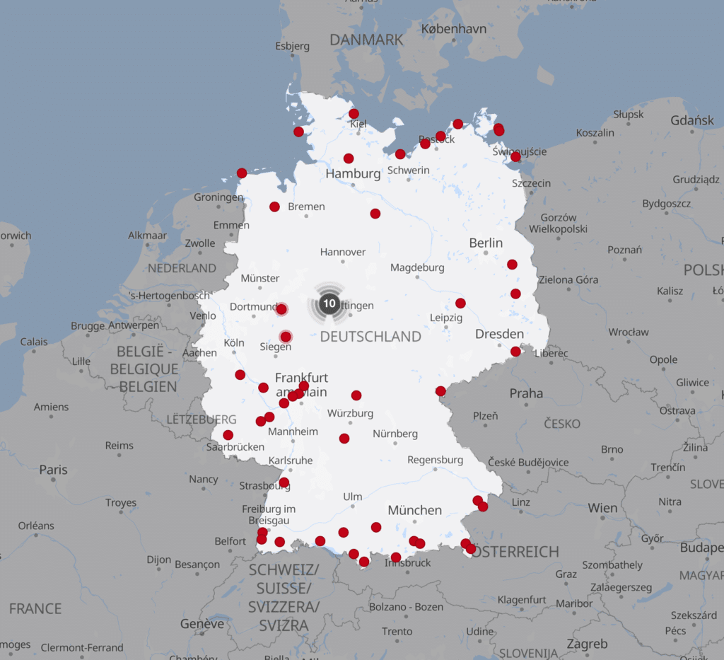 carte spas allemagne