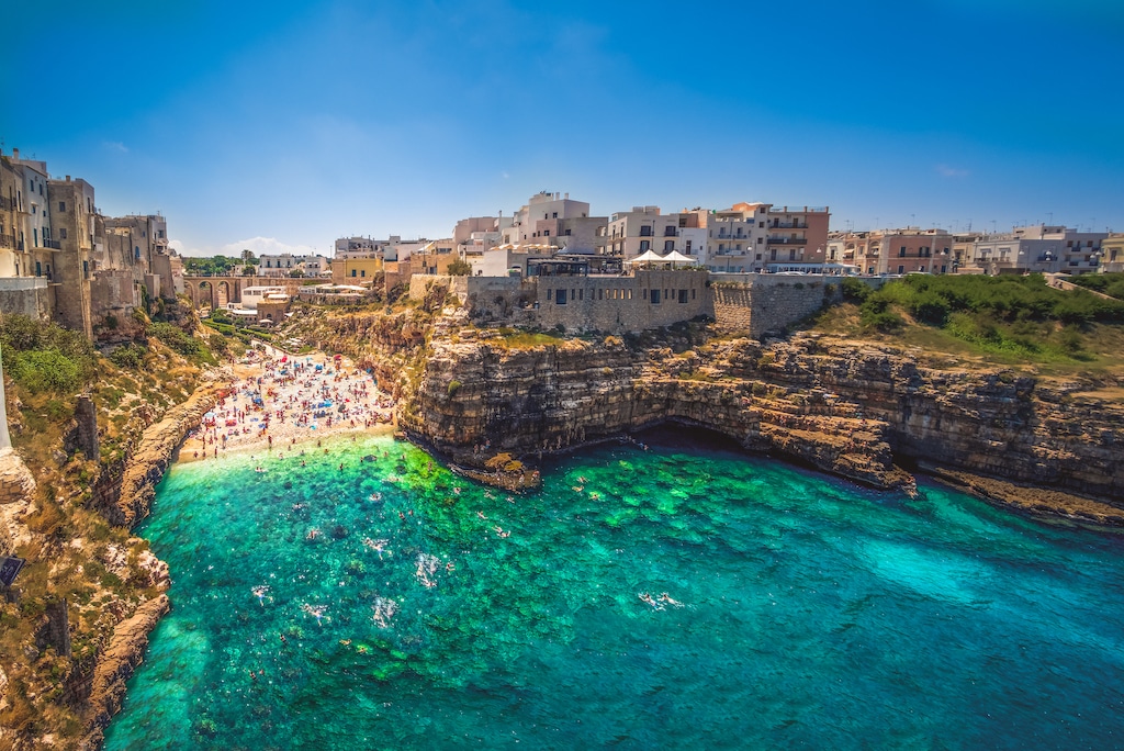 plage Polignano a Mare