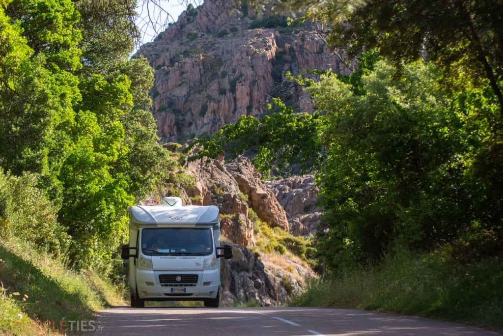 corse camping-car route