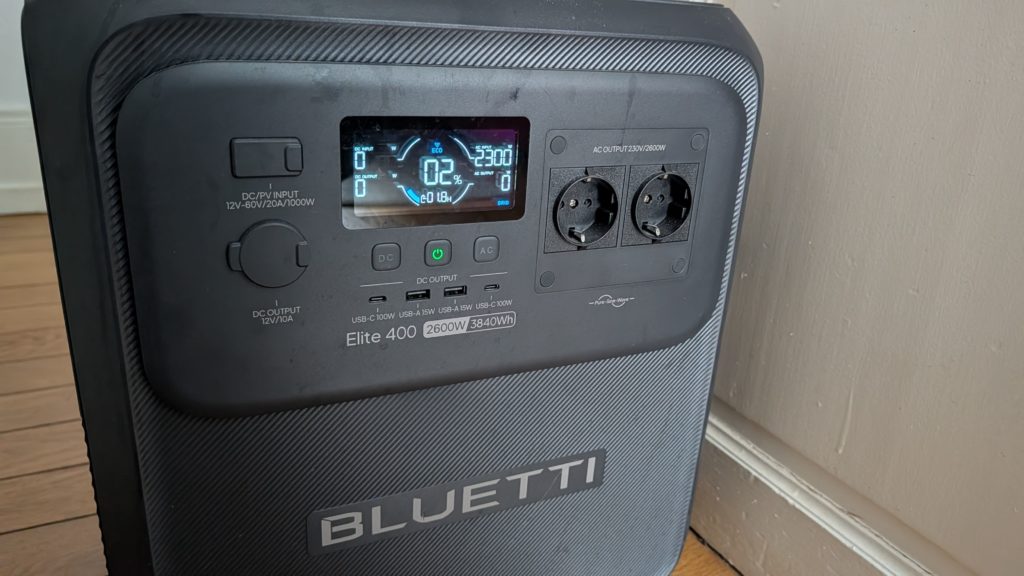Bluettti ELite 400 à la maison