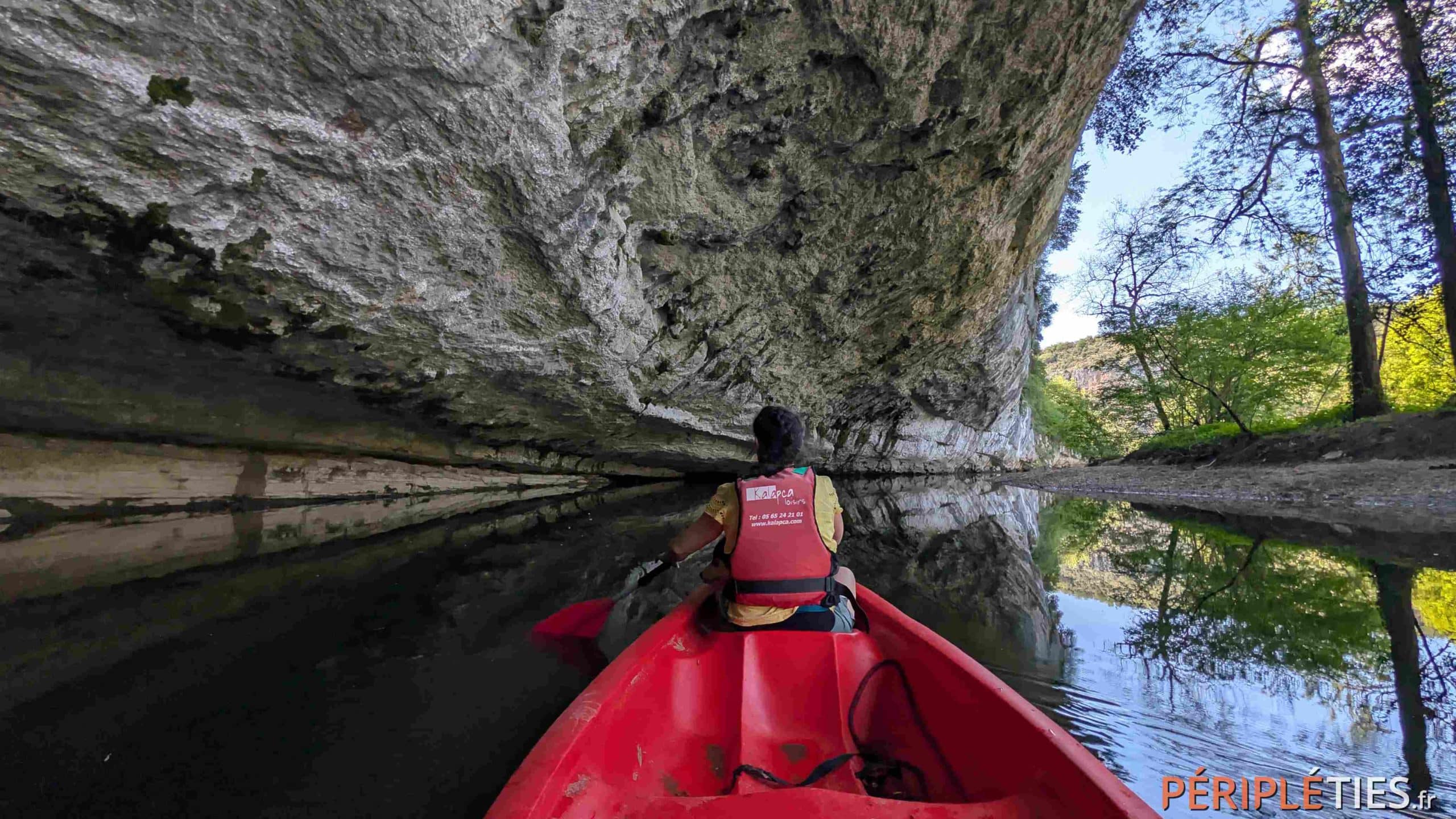 canoë grotte lot