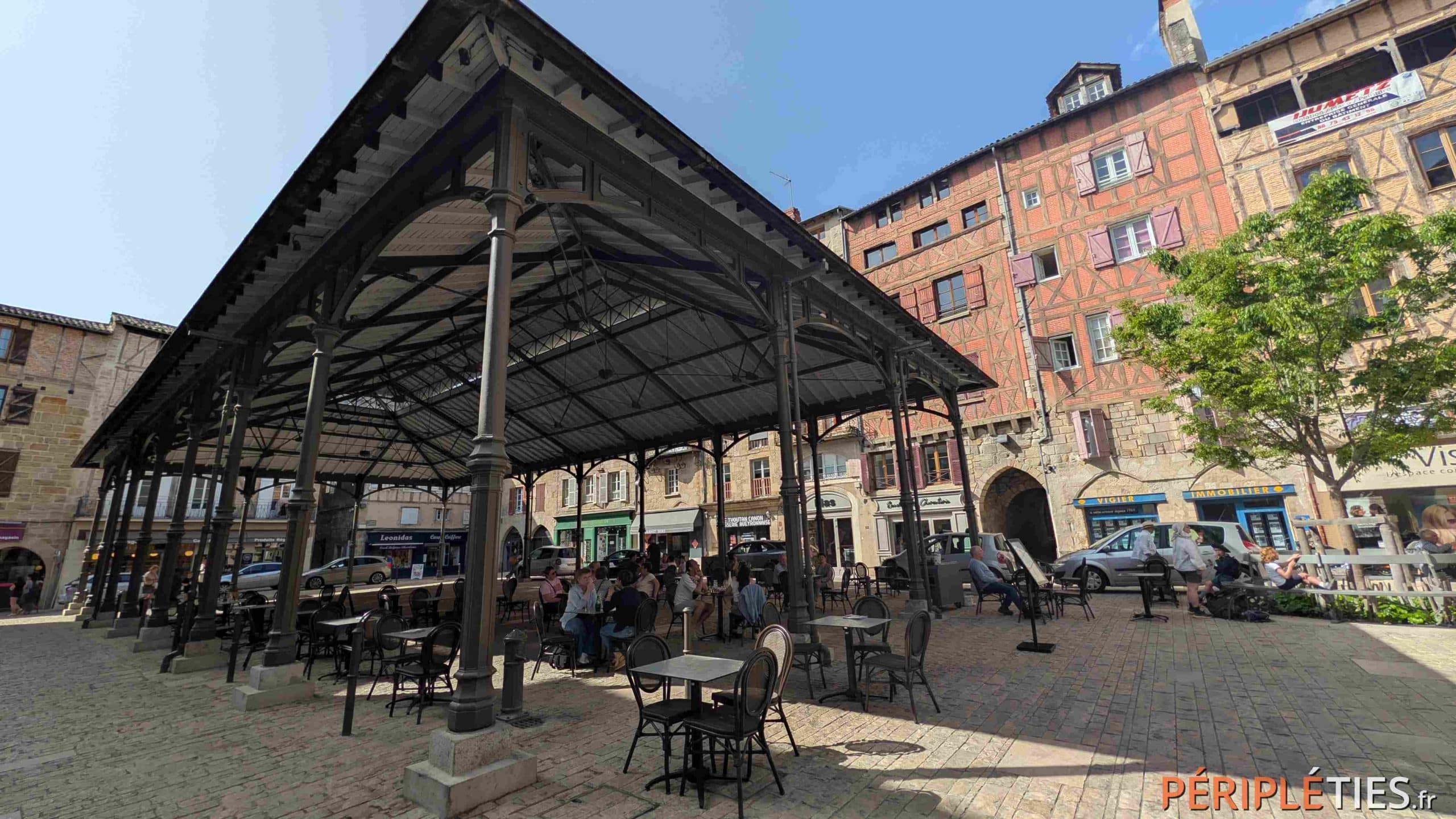 Place des Halles de Figeac