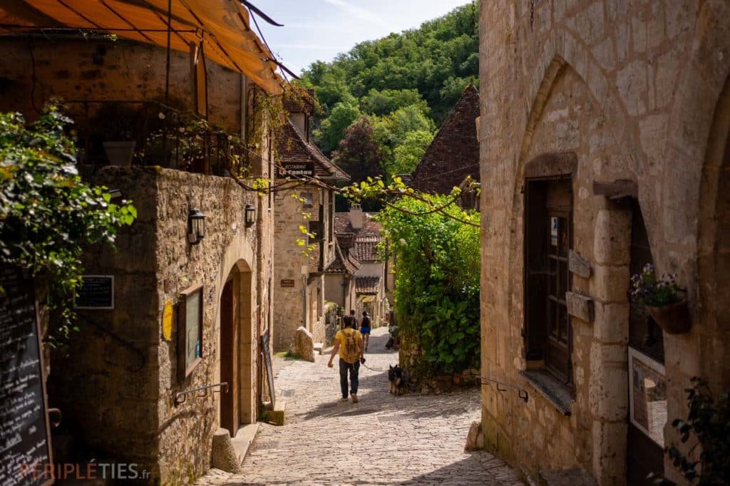 Le village de Saint-Cirq Lapopie, un des PLus beaux villages de France
