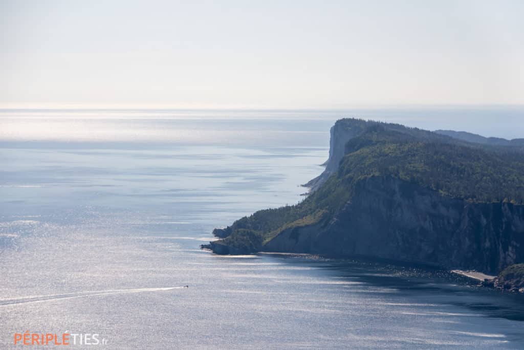 Paysage côtier du parc national de Forillon en Gaspésie au Québec